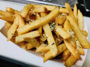 Our Souped Up Rosemary Parmesan French Fries